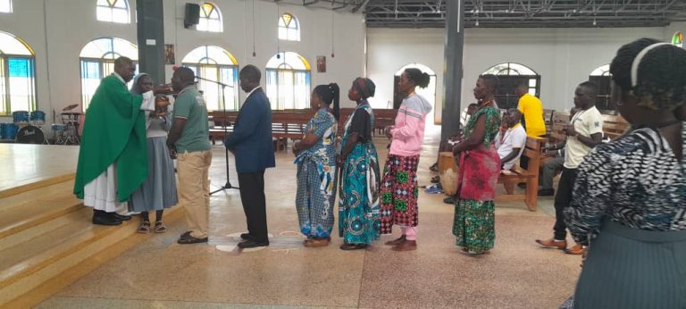 DOK MEPA Team arrive in Namugongo Martys shrine