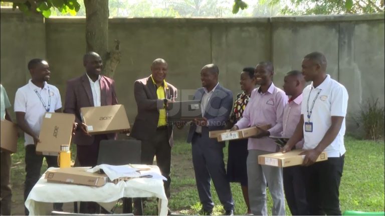 Ministry of ICT donate laptops to Bwera and Rukoki Hospitals