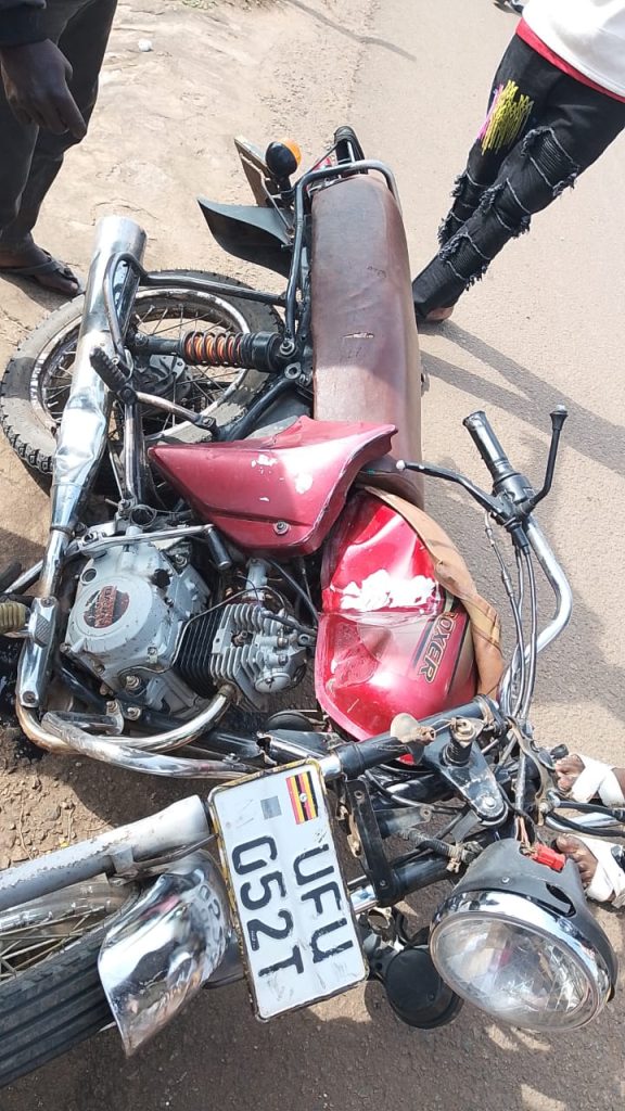 A Boda-Boda cyclist knocked along Kse-Fort highway